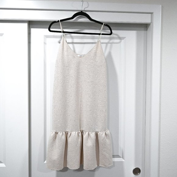 SAMOE SAMOE Large Judith Short Dress in Warm White | Size Large - Picture 4 of 9